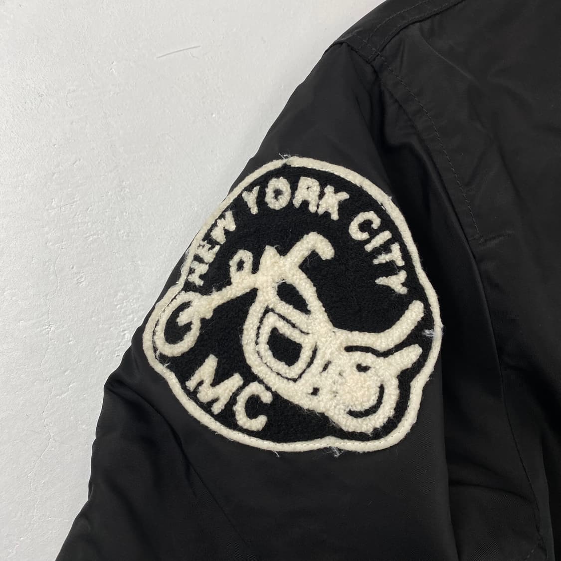 쇼트 블랙 Ma-1 항공 봄버 점퍼 (100) 상품이미지5