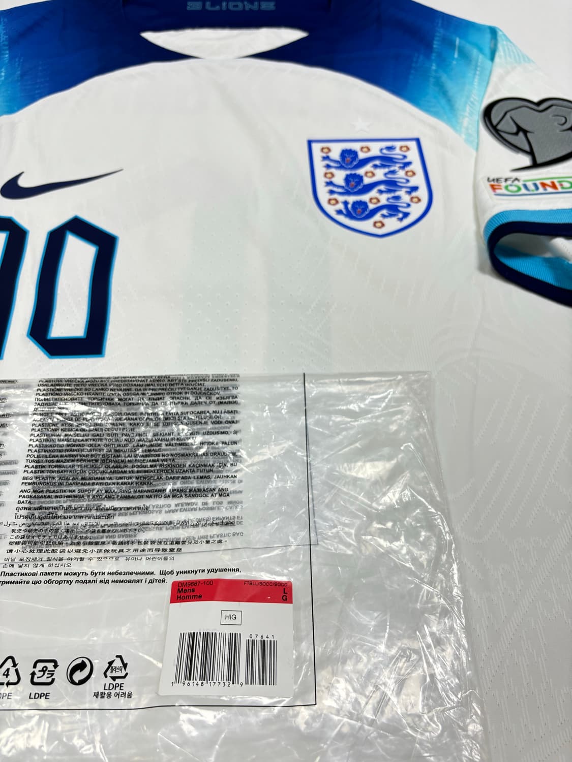 22-24 잉글랜드 지급용 ADV 벨링엄 유니폼 해외 L 상품이미지6
