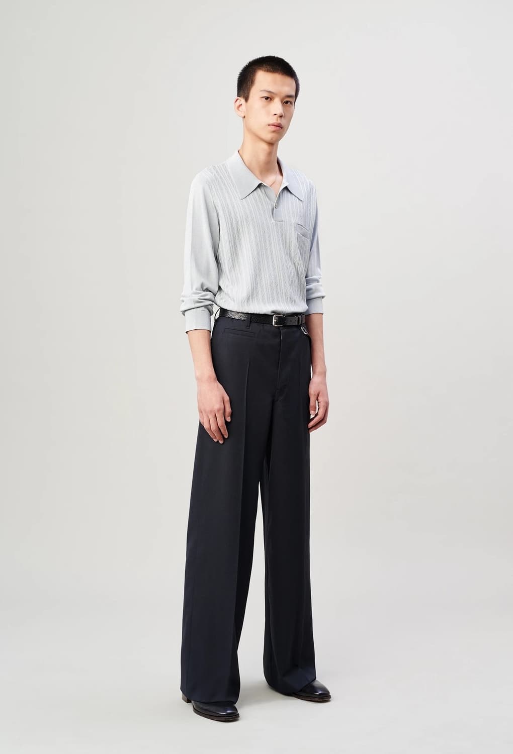 르메르 20SS 와이드 레그 팬츠 캐비어 48 상품이미지5