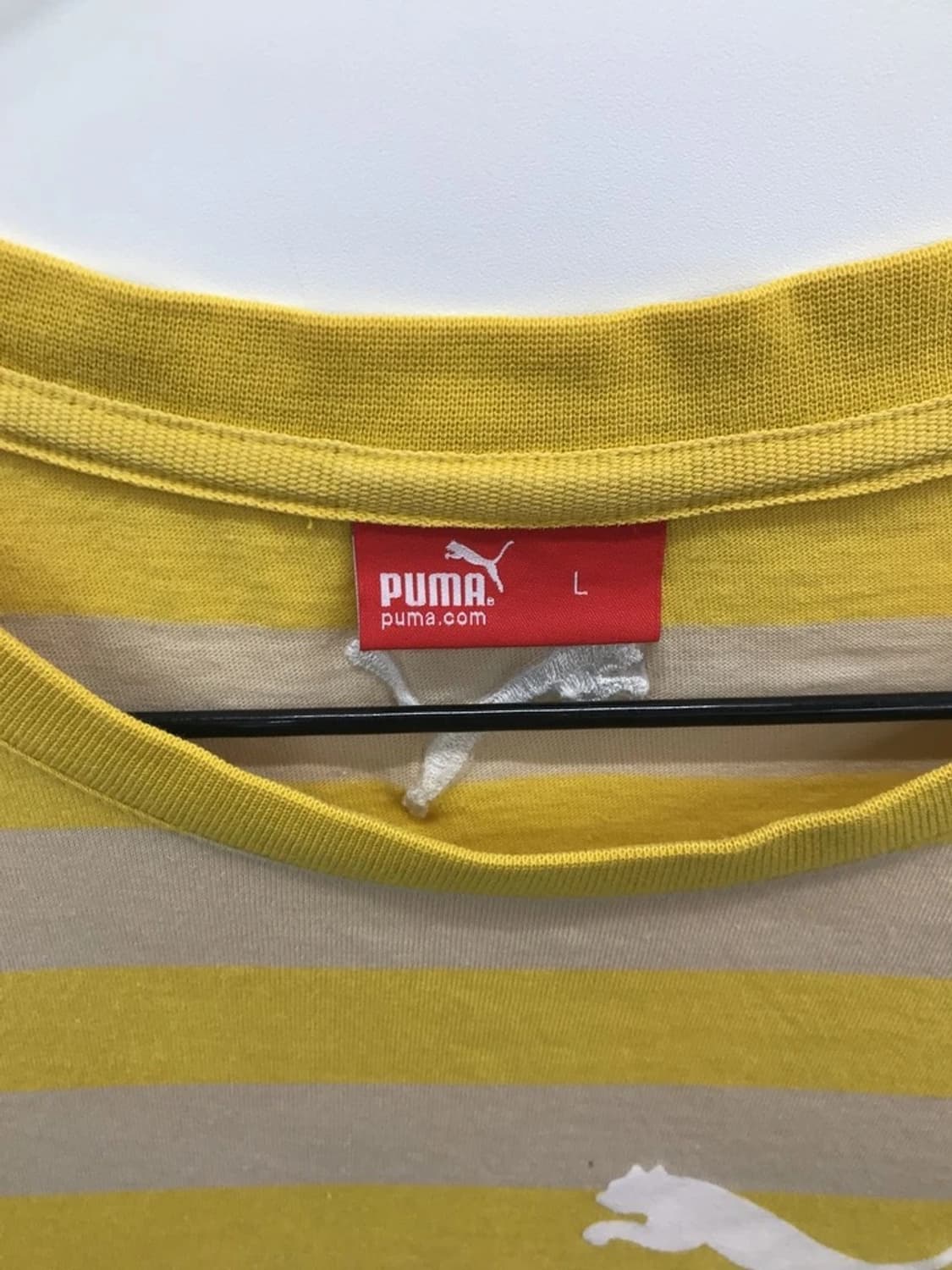 Puma Yellow Stripe Logo Tee 상품이미지6