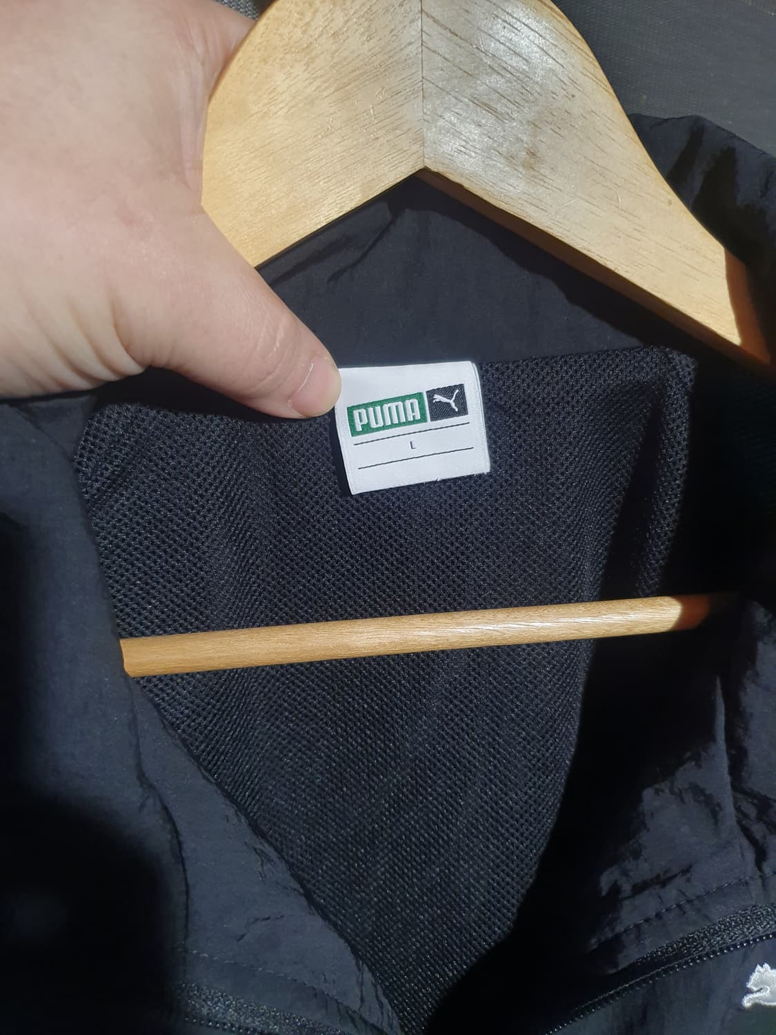 무배 푸마 블랙/퍼플/블루종 바람막이 L사이즈 2200311 상품이미지3