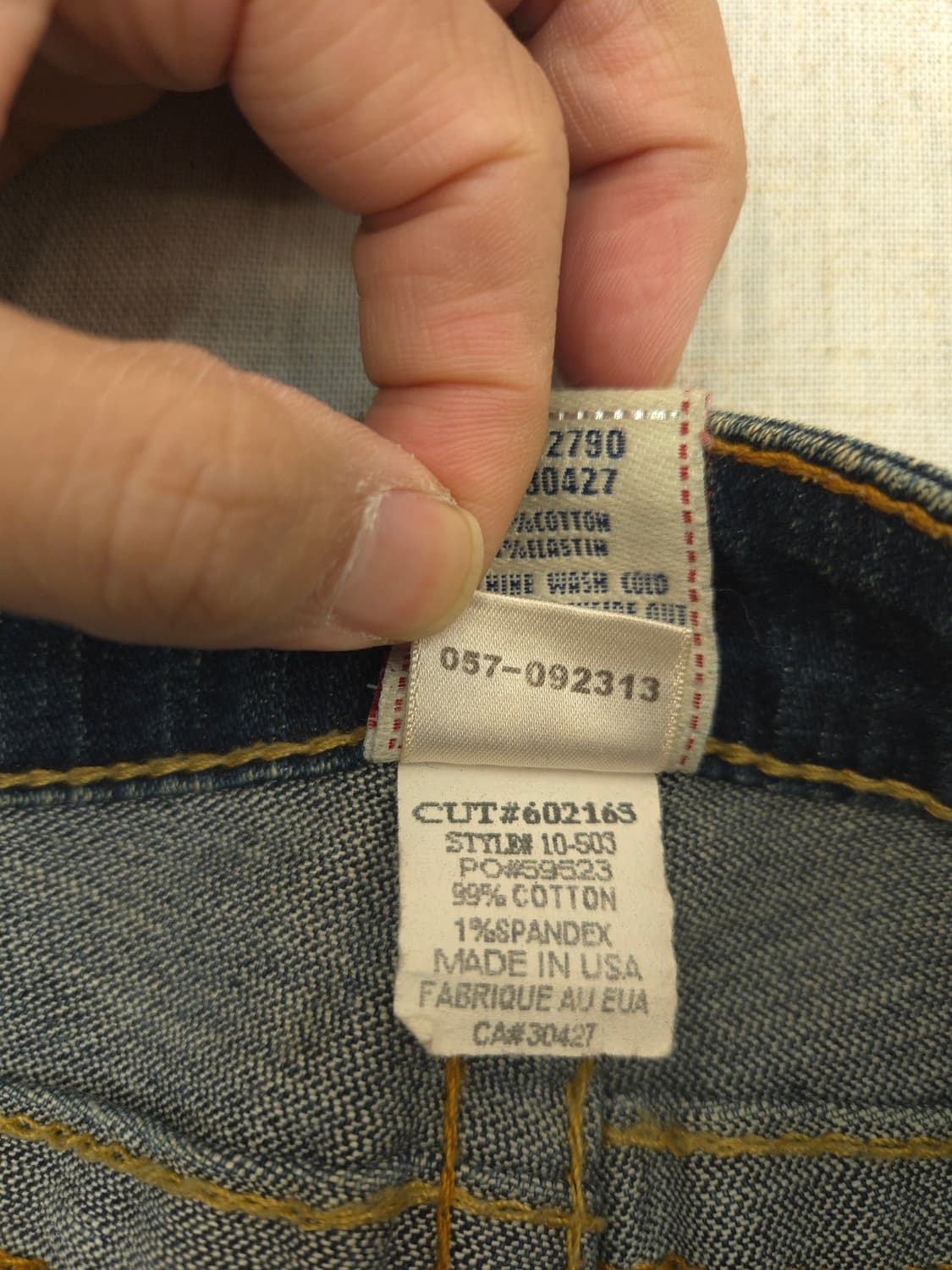 트루릴리젼 부츠컷 데님 청바지 상품이미지5