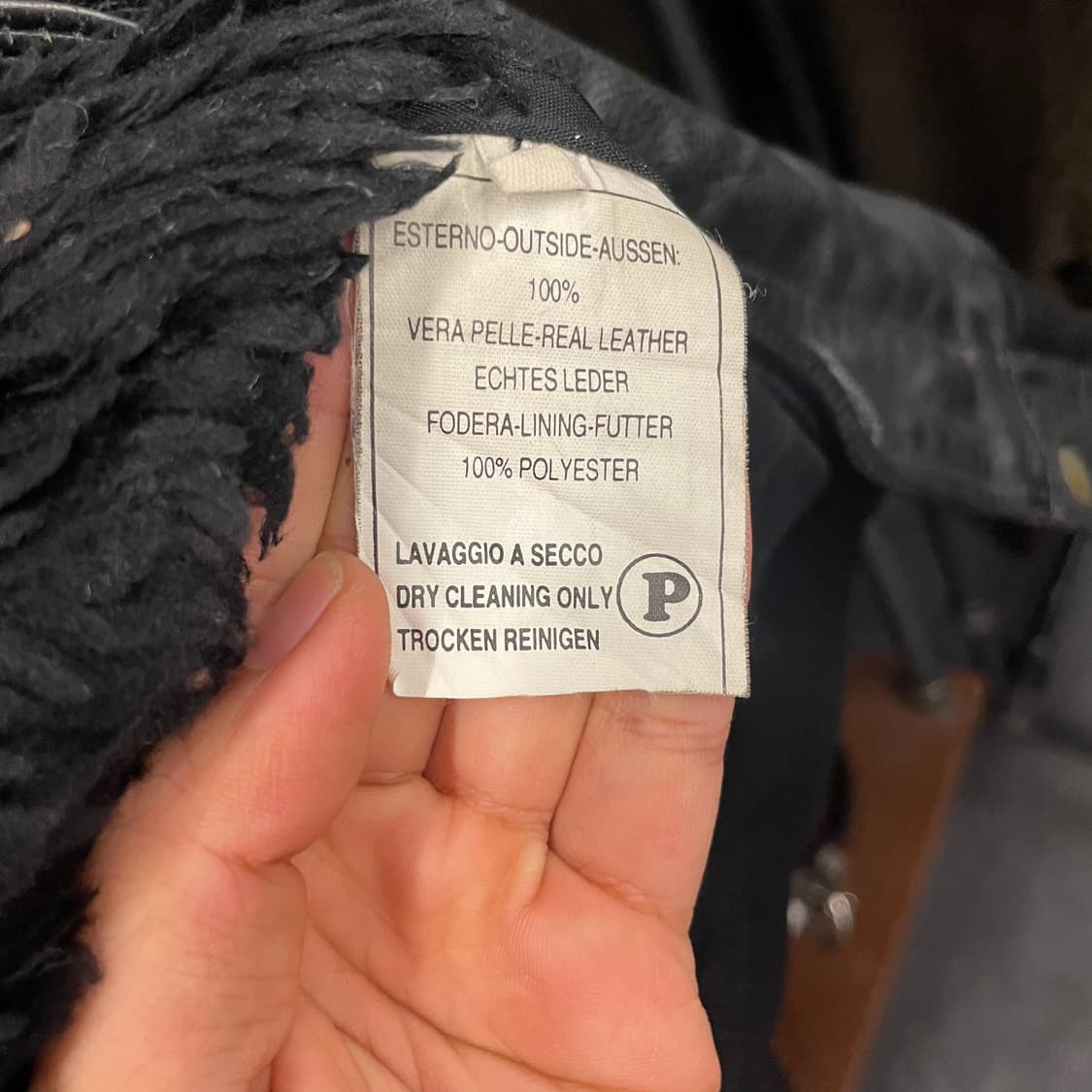 빈티지 플라이트 봄버 쉐르파 내피 A2 리얼 레더 자켓 상품이미지8