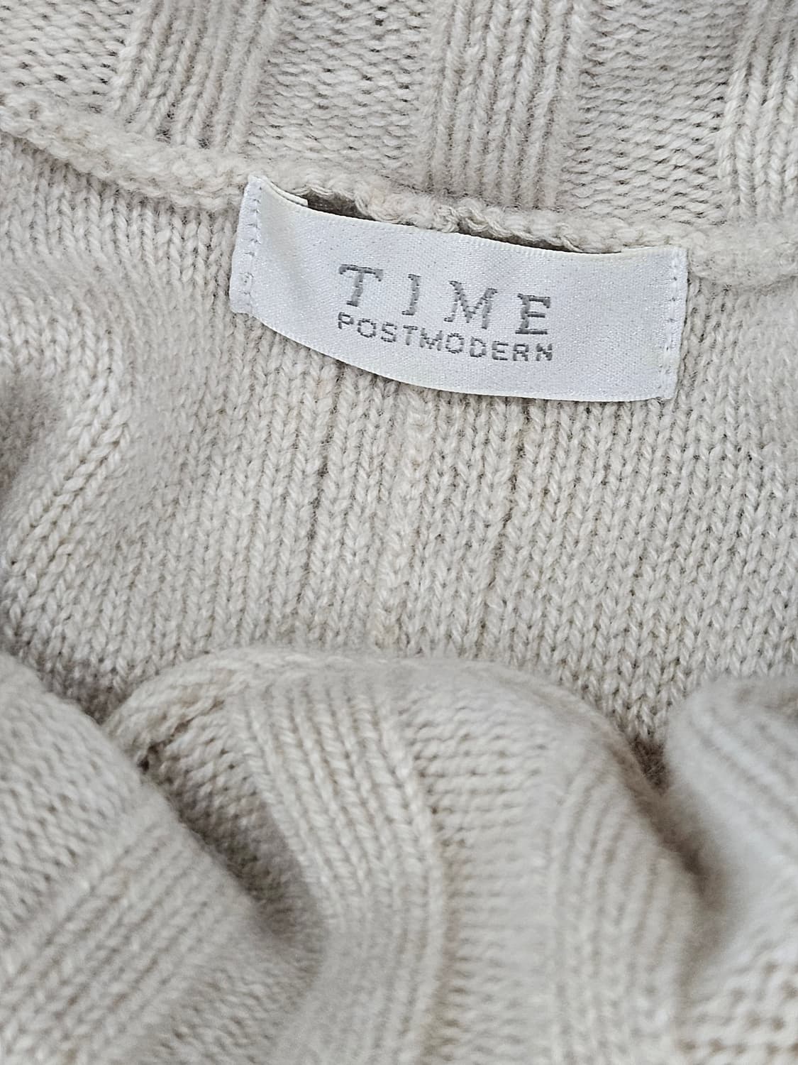 타임(Time) 캐시미어 100% 터틀넥 니트 상품이미지2