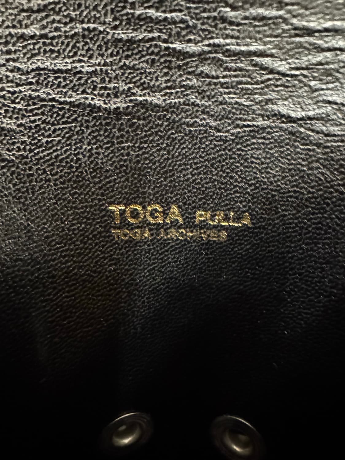 [OS] 토가 풀라 레더 숄더 파우치 블랙 상품이미지7
