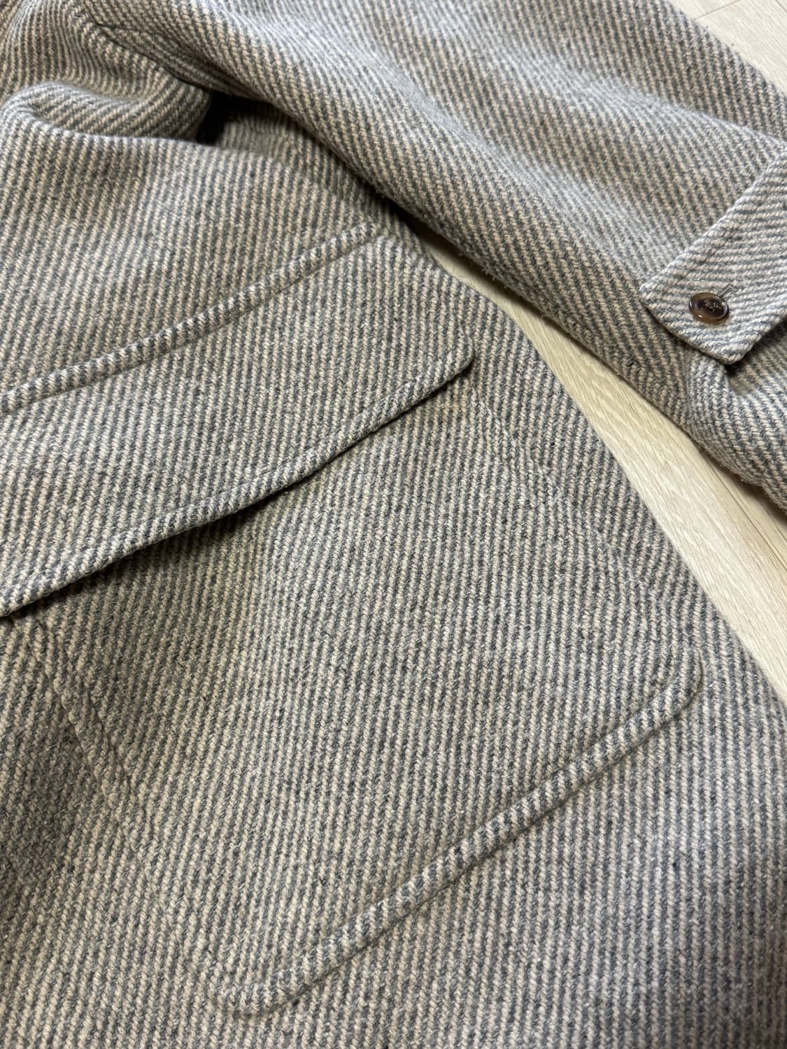 URU tokyo 우루도쿄 더플 코트 베이지그레이 2사이즈 상품이미지4