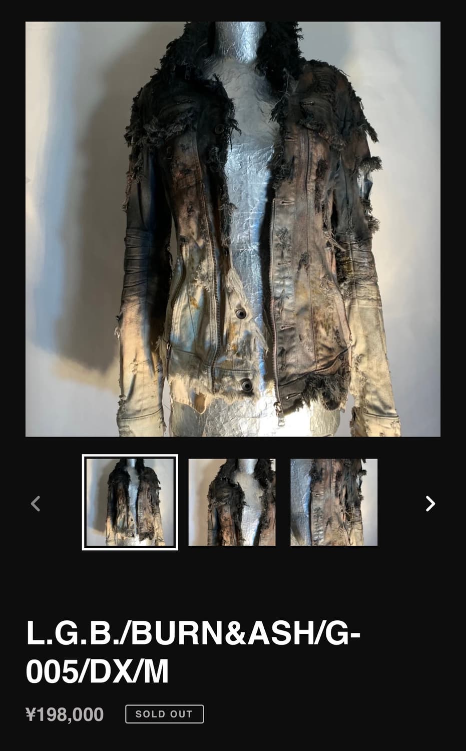 L.G.B BURN&ASH/G-005/DX/M 상품이미지1