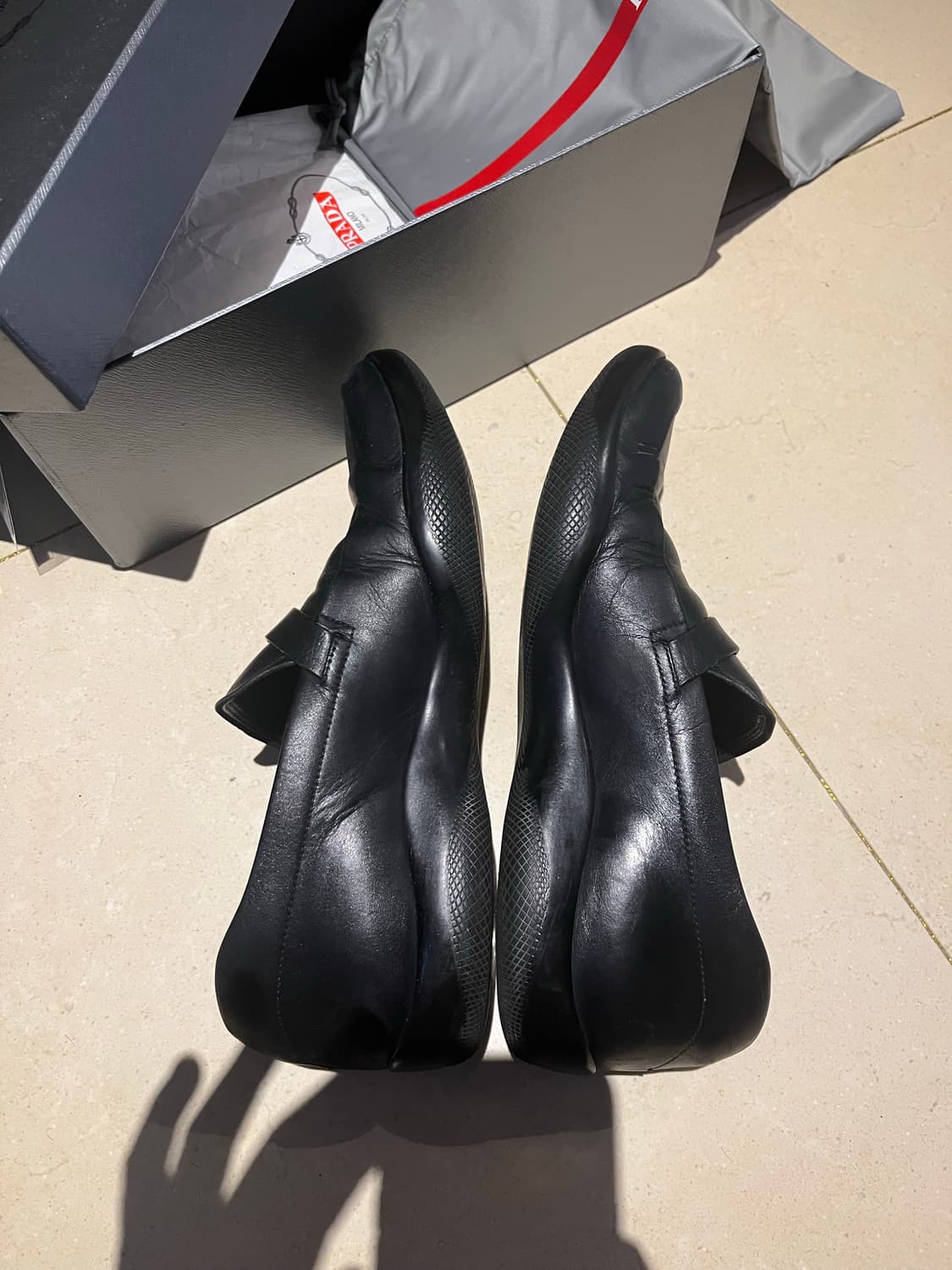 프라다 스포츠 버클 로퍼 스니커즈 6.5 상품이미지4