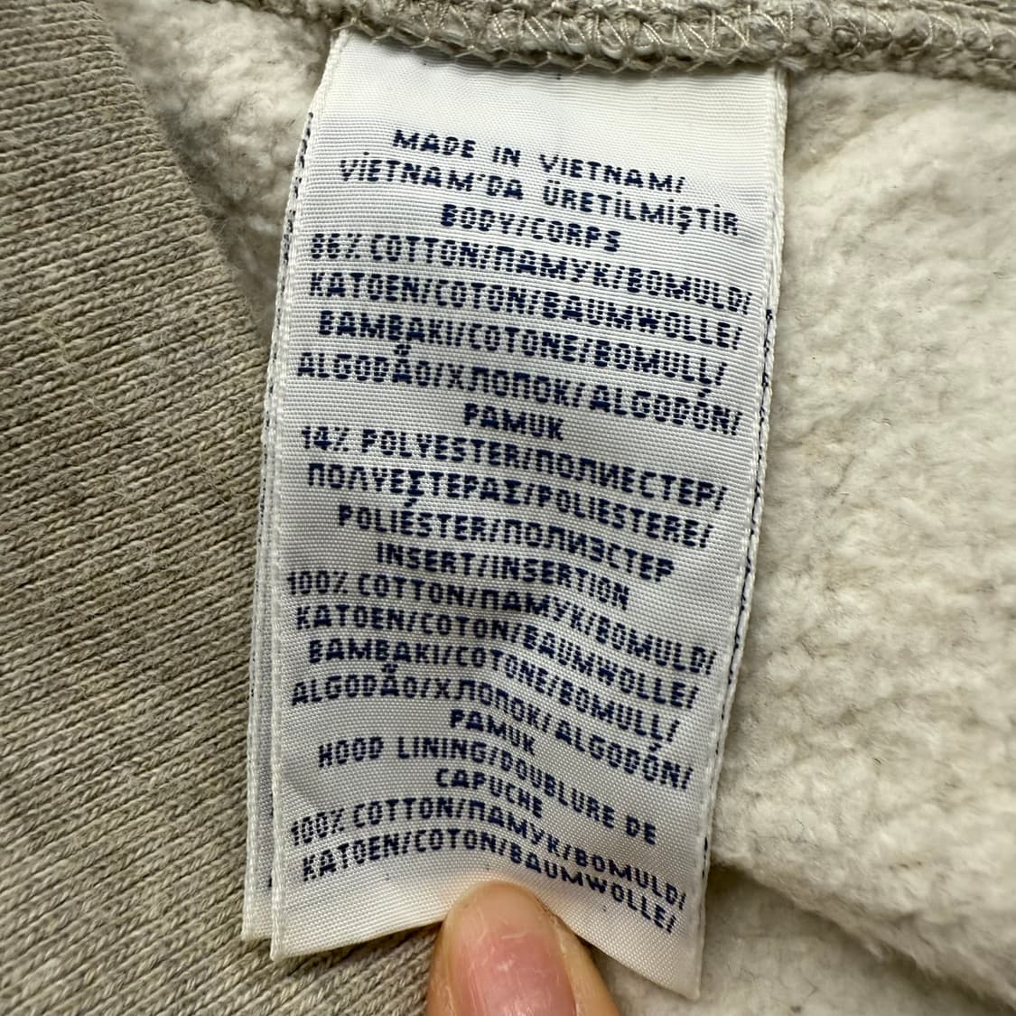 폴로 랄프로렌 그레이 후드집업 상품이미지6