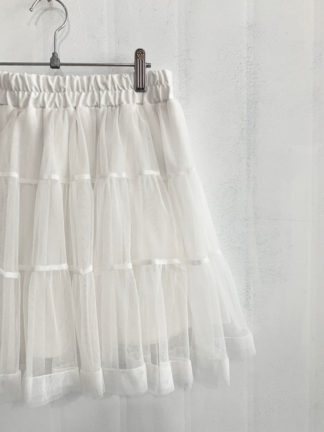 White Tiered Tutu Skirt 상품이미지8