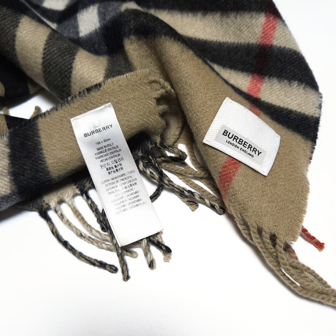 버버리 노바체크 리버시블 캐시미어 머플러 목도리 상품이미지7