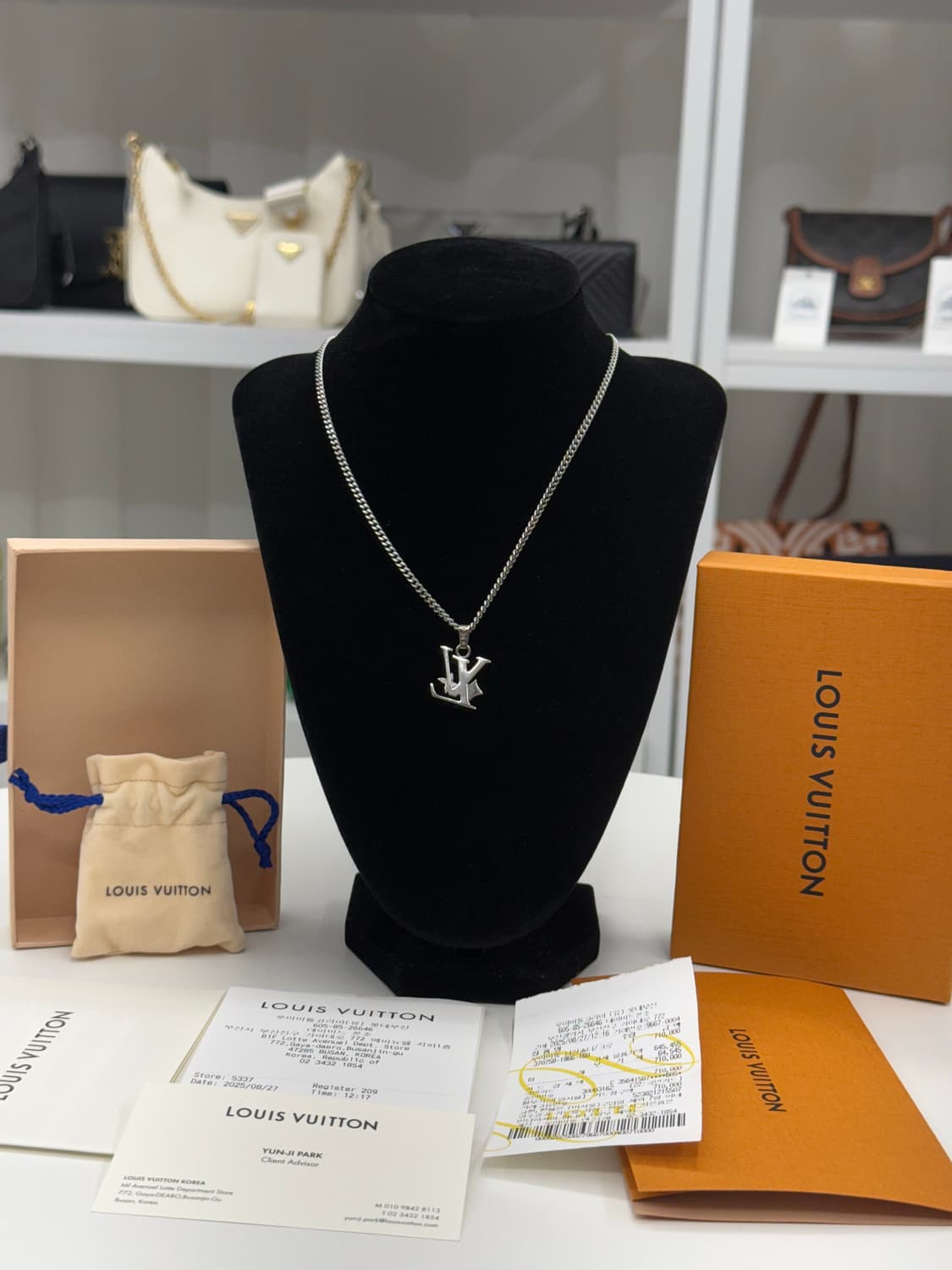 [OS] 루이비통 모노그램 로우 목걸이 상품이미지2