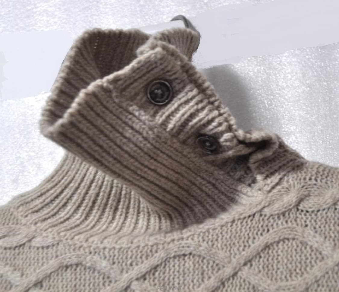 써스데이아일랜/여성목폴라니트티(사이즈77) 상품이미지6