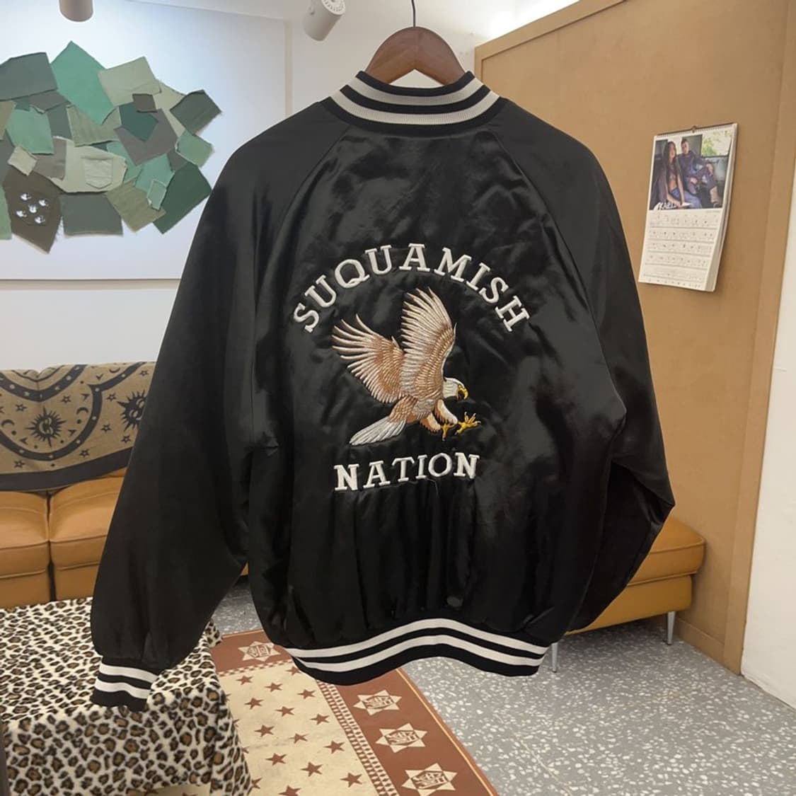 WESTARK USA 올드스쿨 에스닉 히피 바시티 자켓 L C09660 상품이미지4