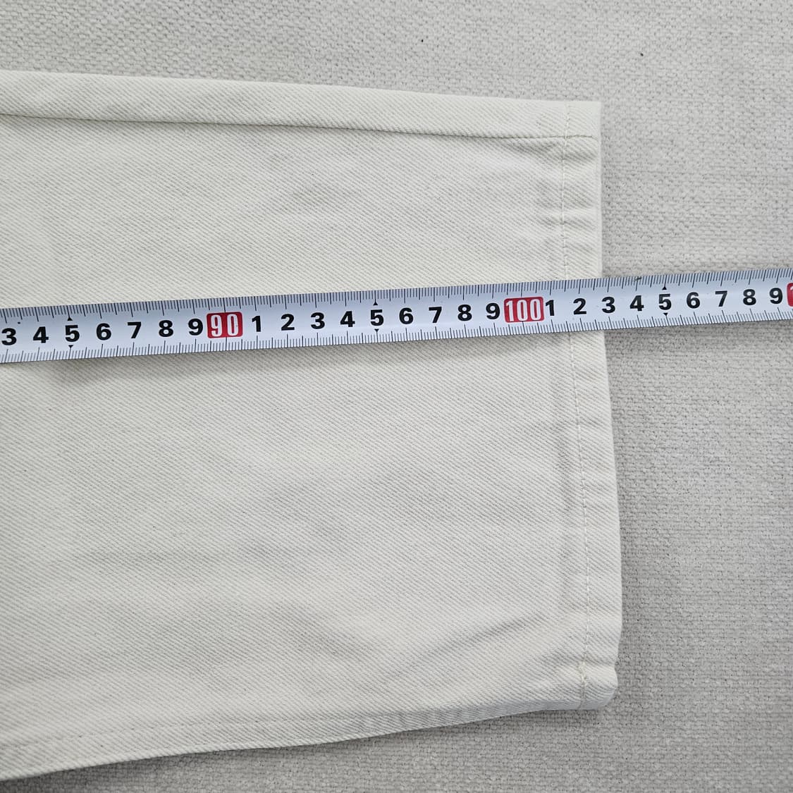 [32] 새상품 탑텐 화이트 일자 코튼 치노 면팬츠 0120Y2 상품이미지7