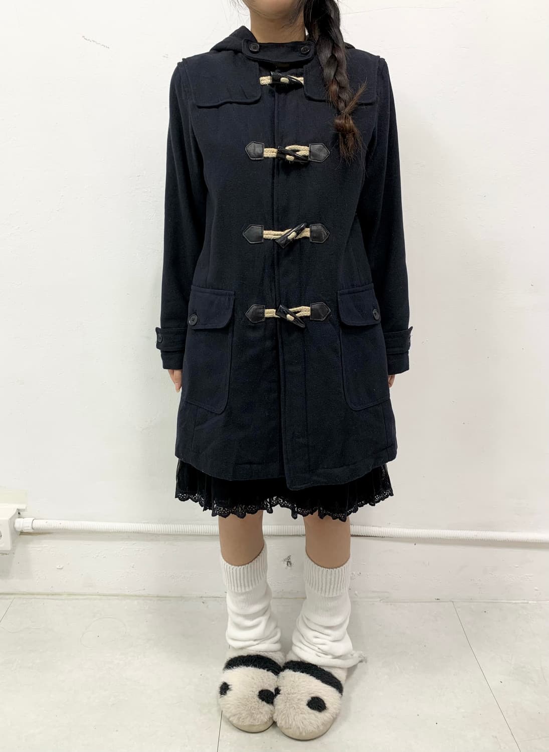 [COMME CA ISM] 도쿄걸 떡볶이 미디 코트 상품이미지3