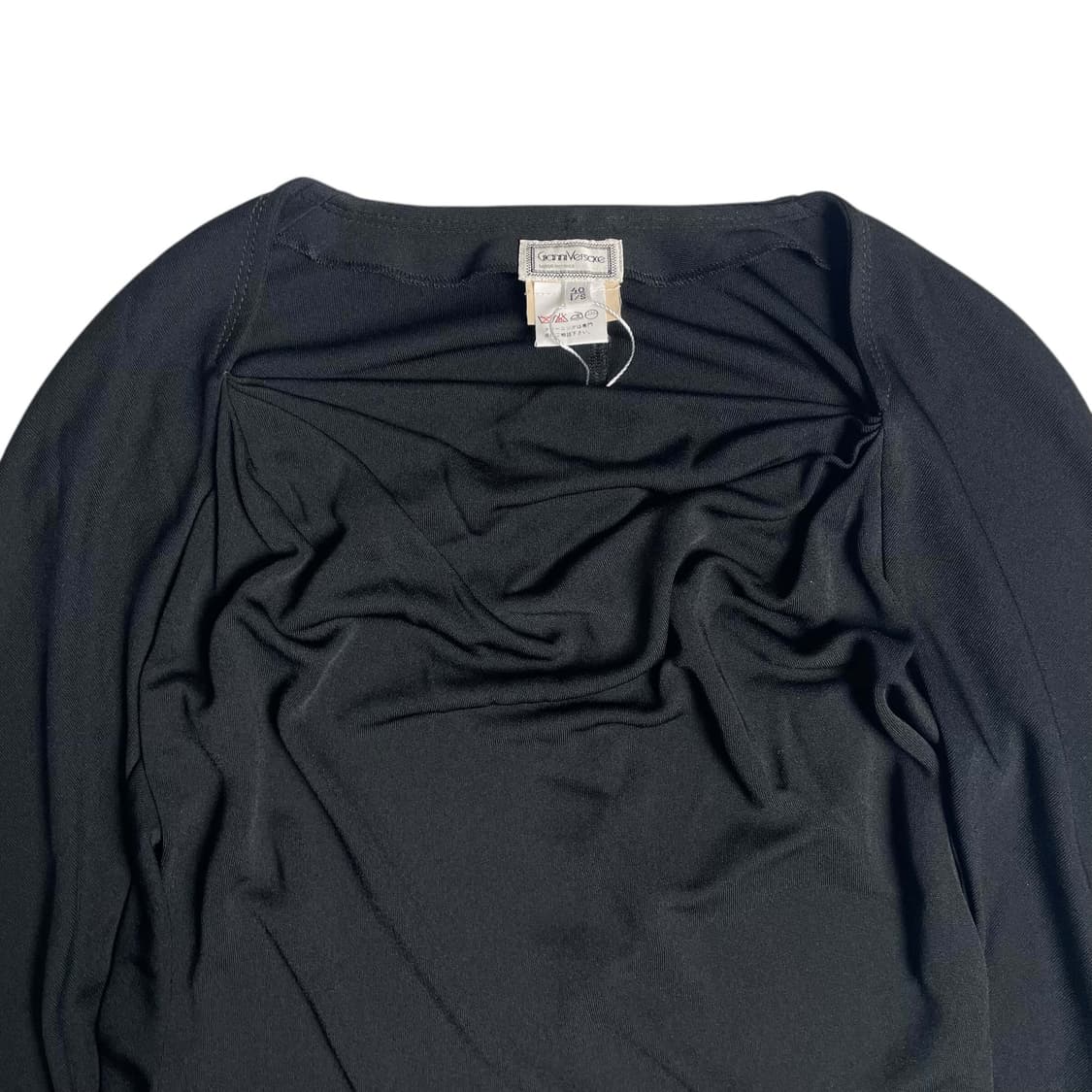 90's gianni versace 넥 드레이프 비스코스 롱슬리브  상품이미지3