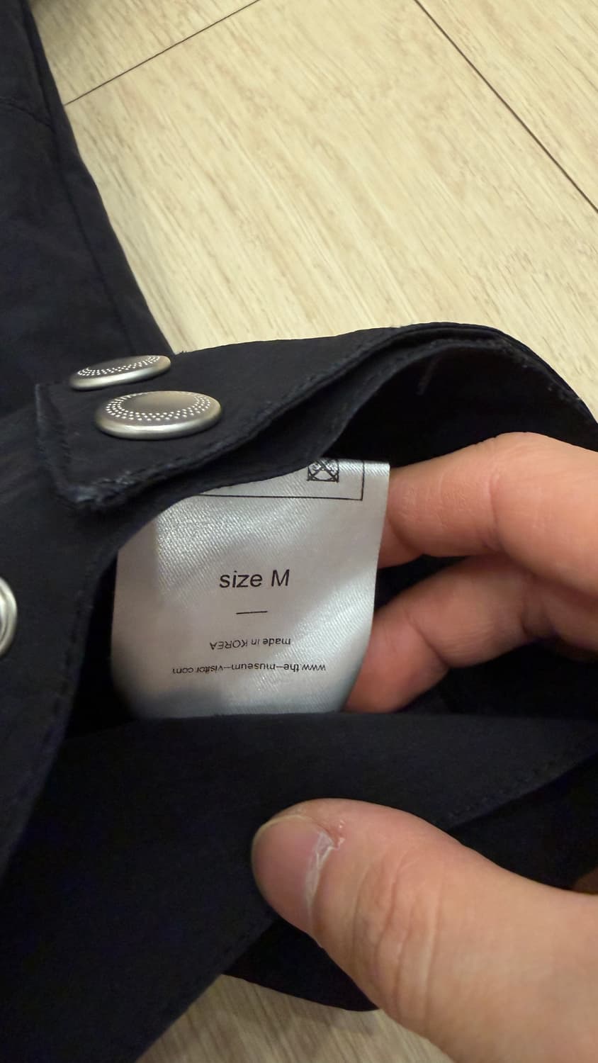 현재 단종된 더뮤지엄비지터 블랙 하트 포인트 자켓 M 상품이미지7