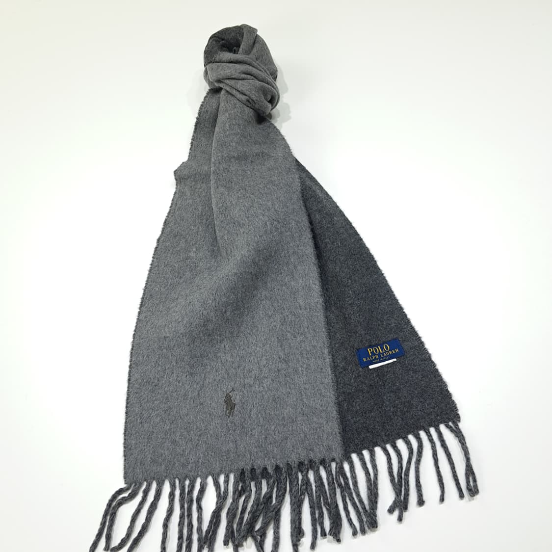 MX453 폴로 그레이 양면 머플러 목도리 상품이미지2