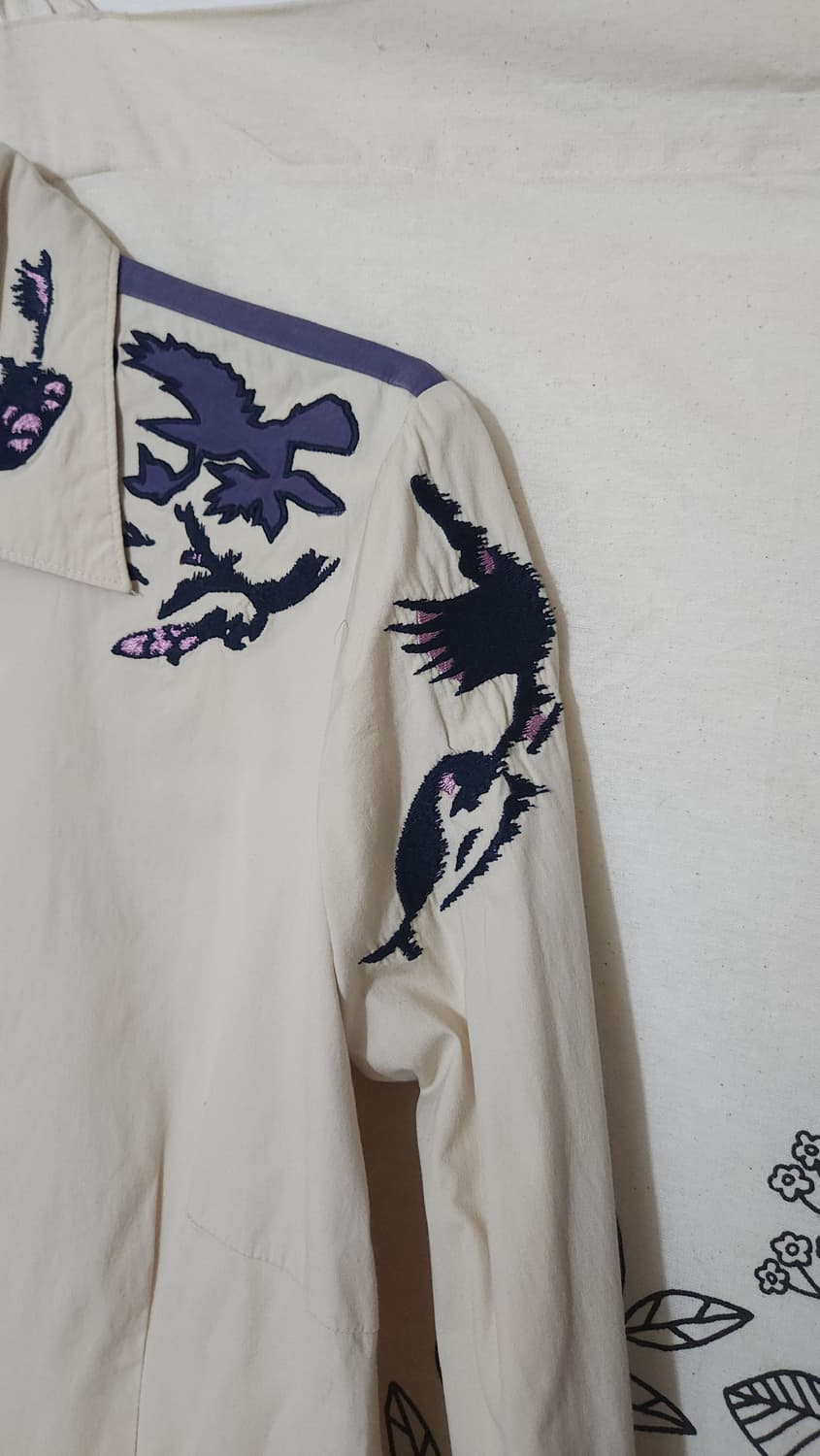 Oilily 자수 웨스턴 코튼 셔츠 (38사이즈) 상품이미지4