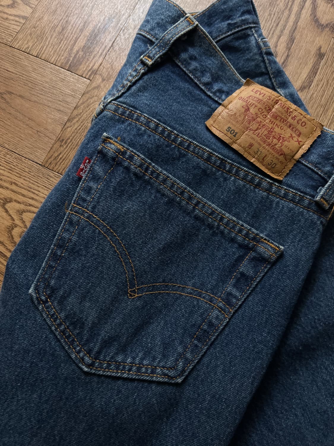 [31]90's 리바이스 501 Made in USA 데님 팬츠 S3 상품이미지5