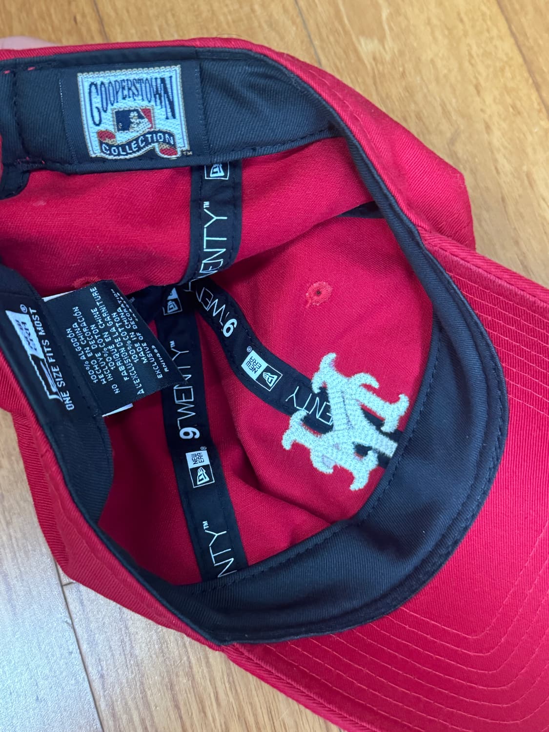 뉴에라 볼캡 레드 상품이미지3