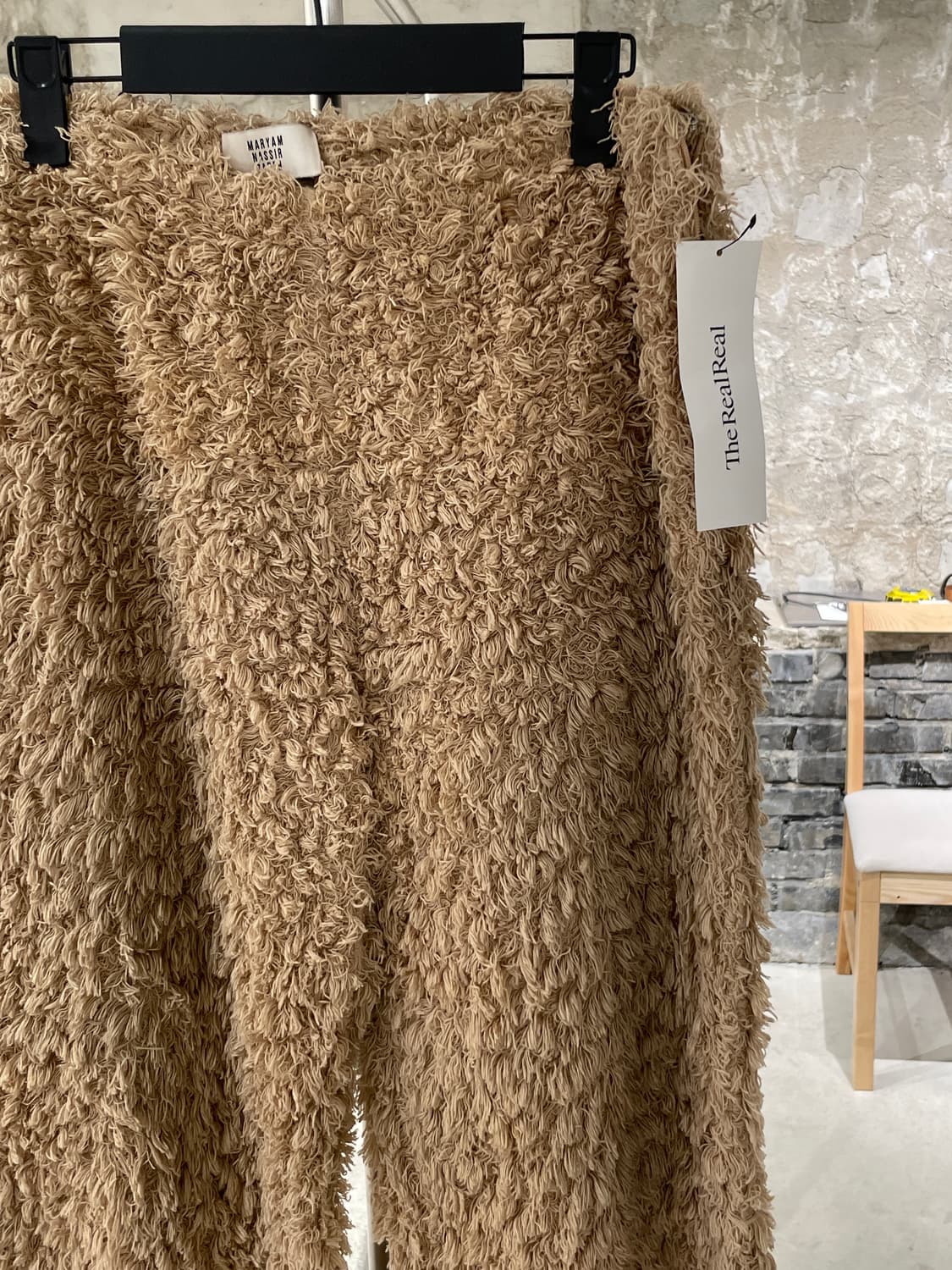 마리암 나시르 자데 16F/W 베이지 퍼 팬츠 상품이미지3