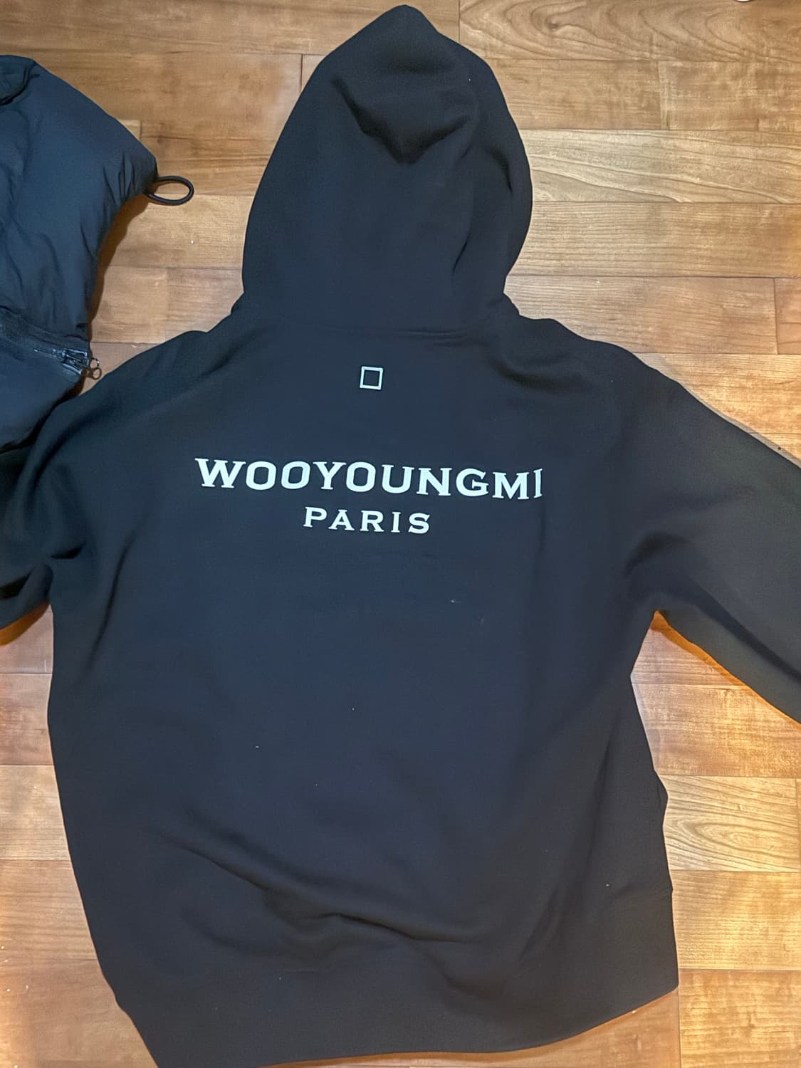 우영미 백로고 후드티 44사이즈 상품이미지1