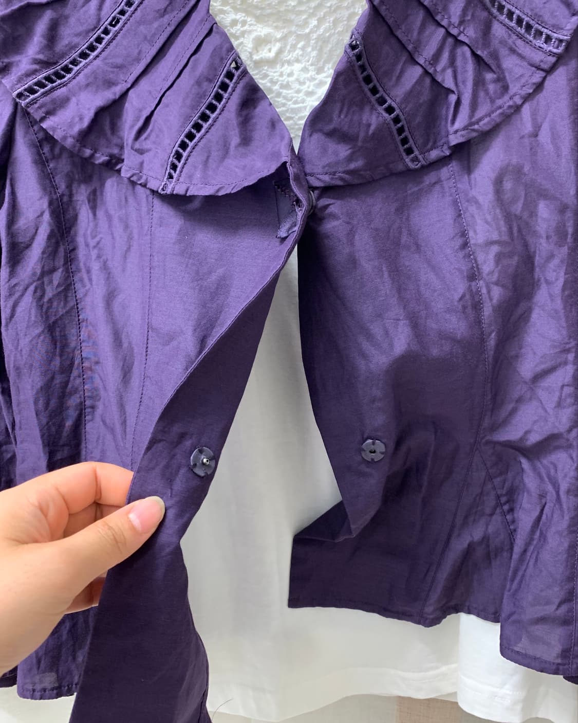 [Hiroko Bis] lace trim jacket 상품이미지7