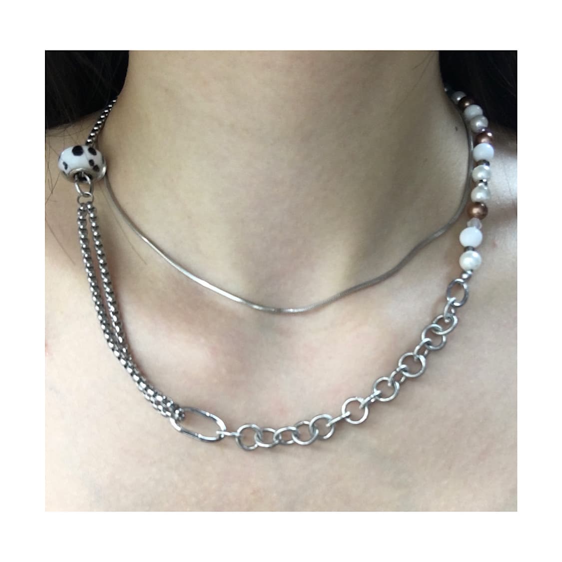 Water drop necklace 상품이미지3