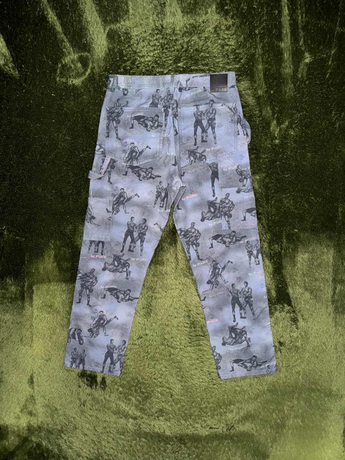 [32] Le Pere 르 뻬흐 X 체리 킴 콜라보 더블니 팬츠 상품이미지7