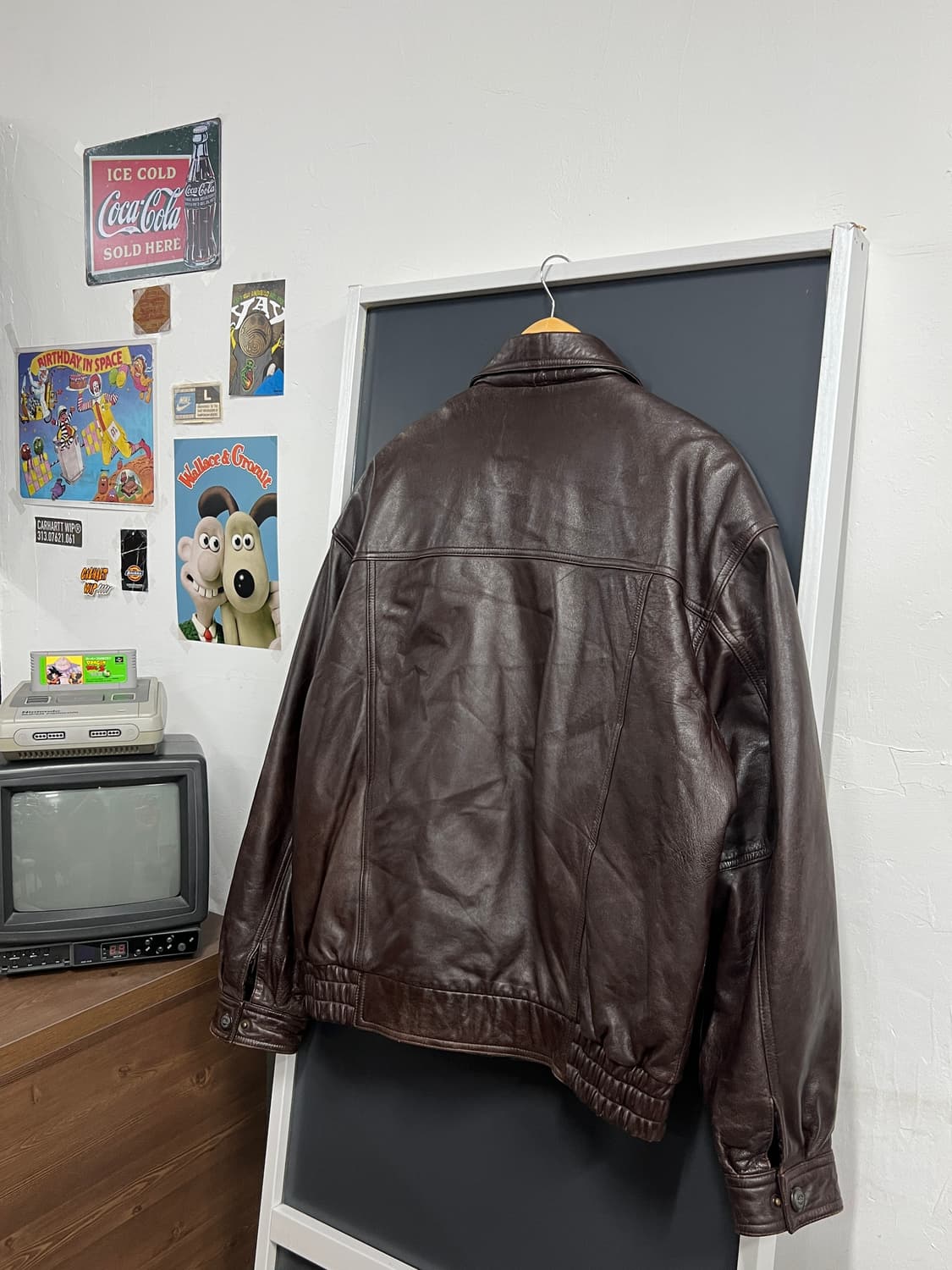 Vintage 빈티지 90s 양가죽 A-2 레더 자켓 상품이미지7