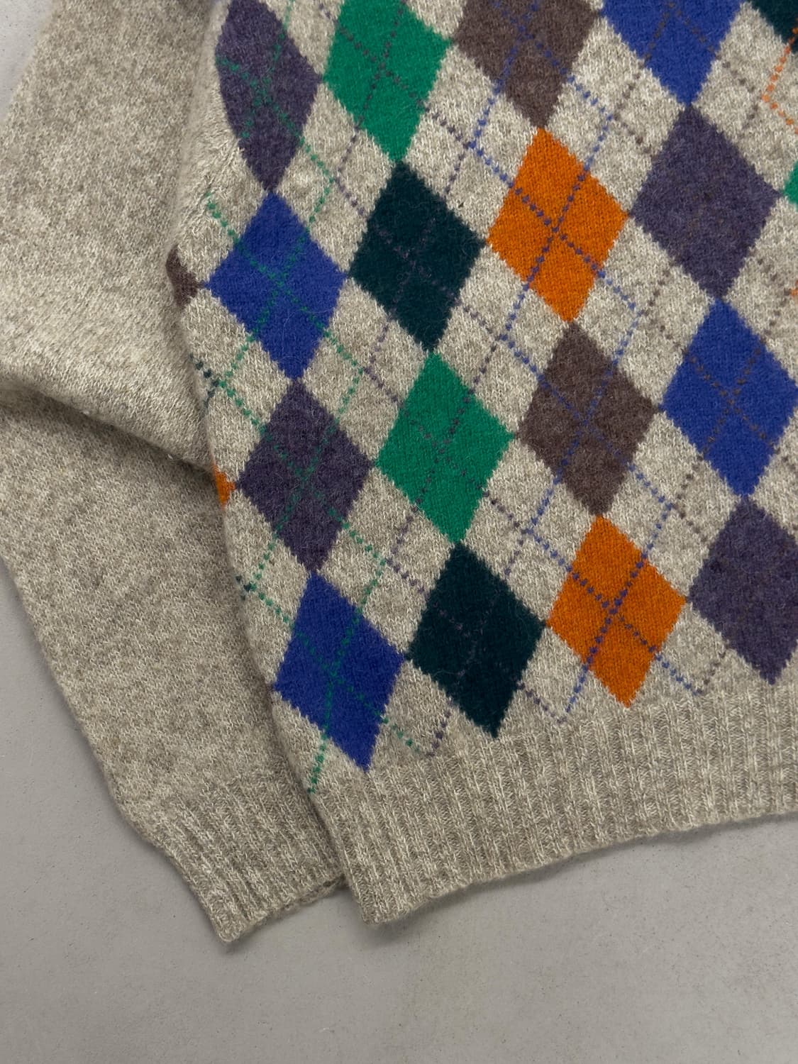 아가일 스웨터 상품이미지3