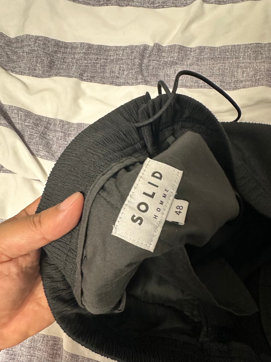 22ss 솔리드옴므 시어서커 쇼츠(48) 상품이미지3