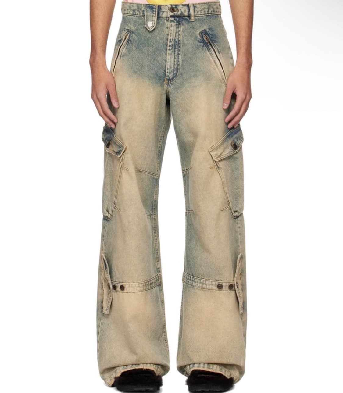 [L] 에곤랩 데님 카고 팬츠 상품이미지1