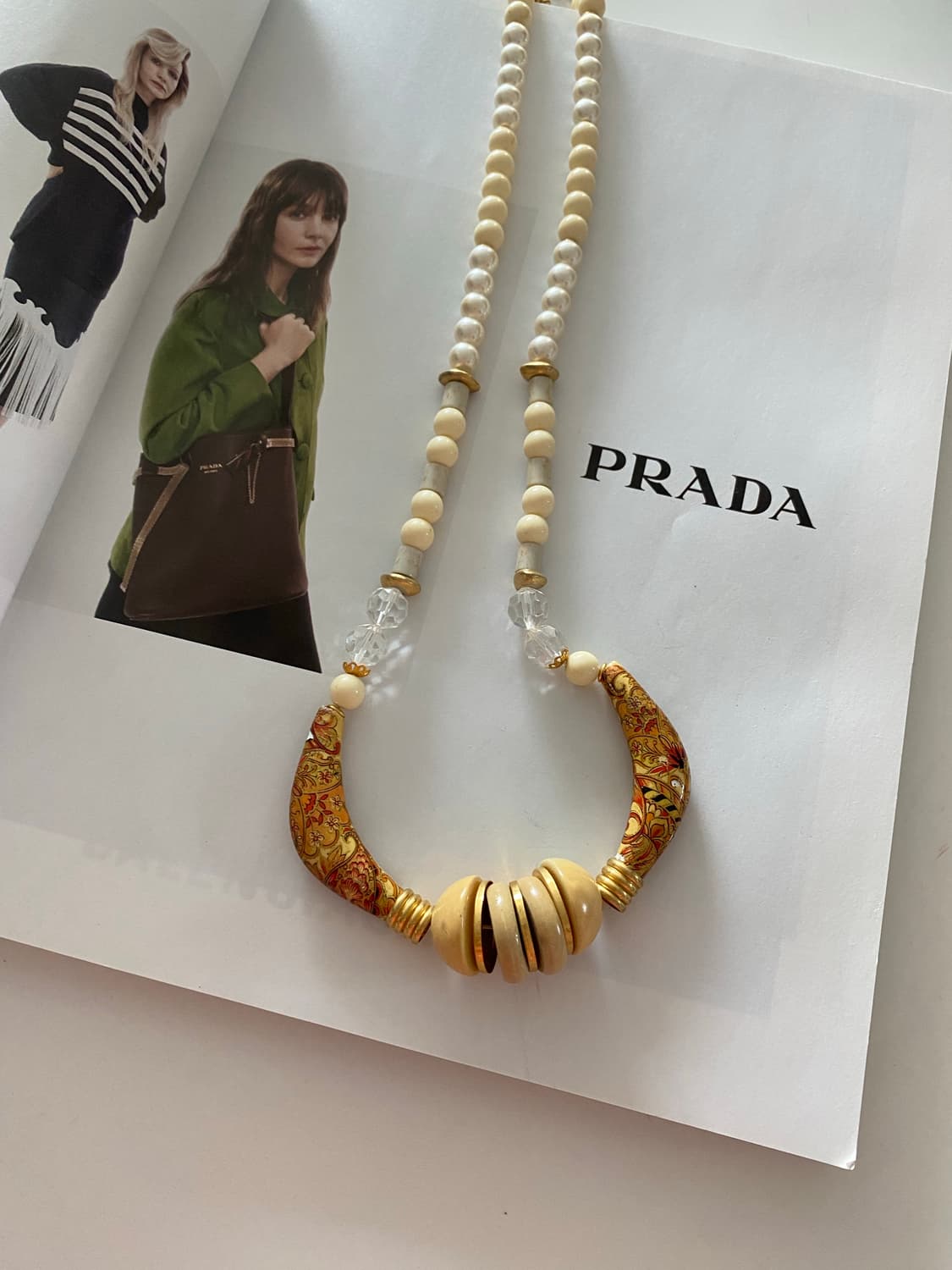 오리엔탈 에스닉 보헤미안 빈티지 비즈 목걸이 상품이미지4