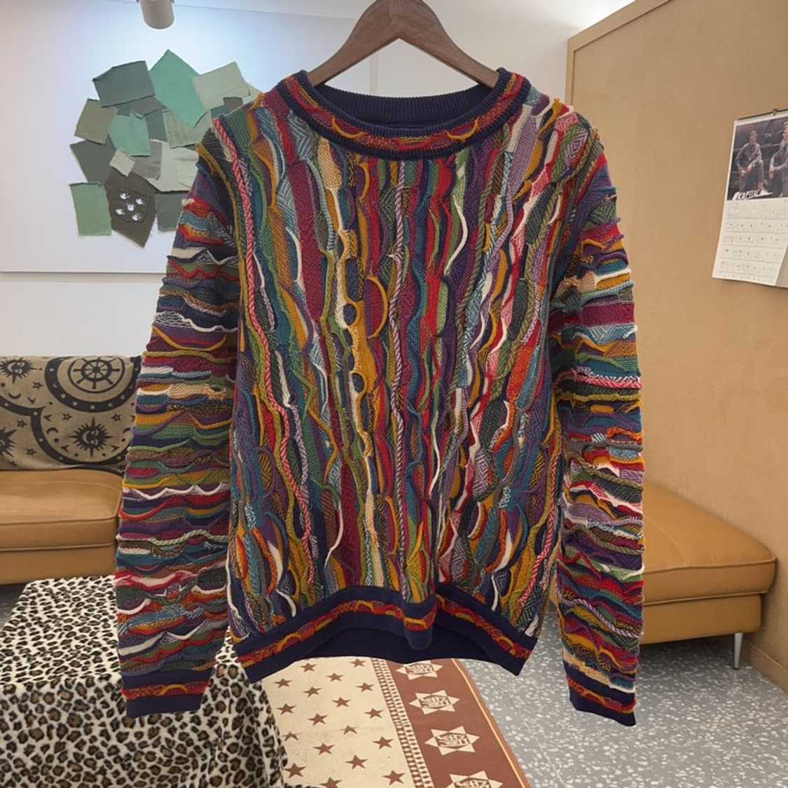 림노스 보헤미안 에스닉 멀티컬러 인디언 울니트 M C08851 상품이미지3