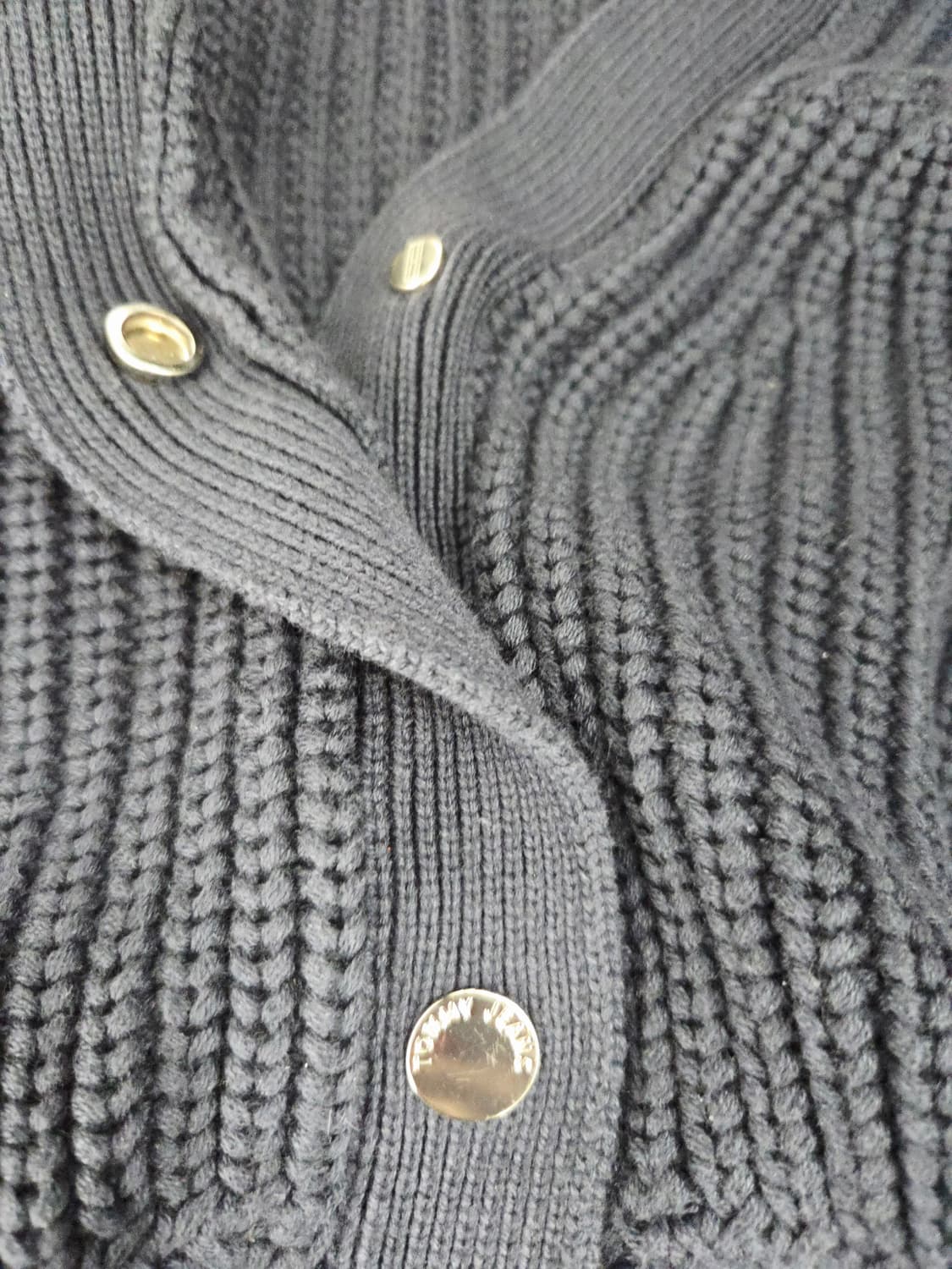 TOMMY JEANS 타미진스 청키 니트 브이넥 가디건 상품이미지8