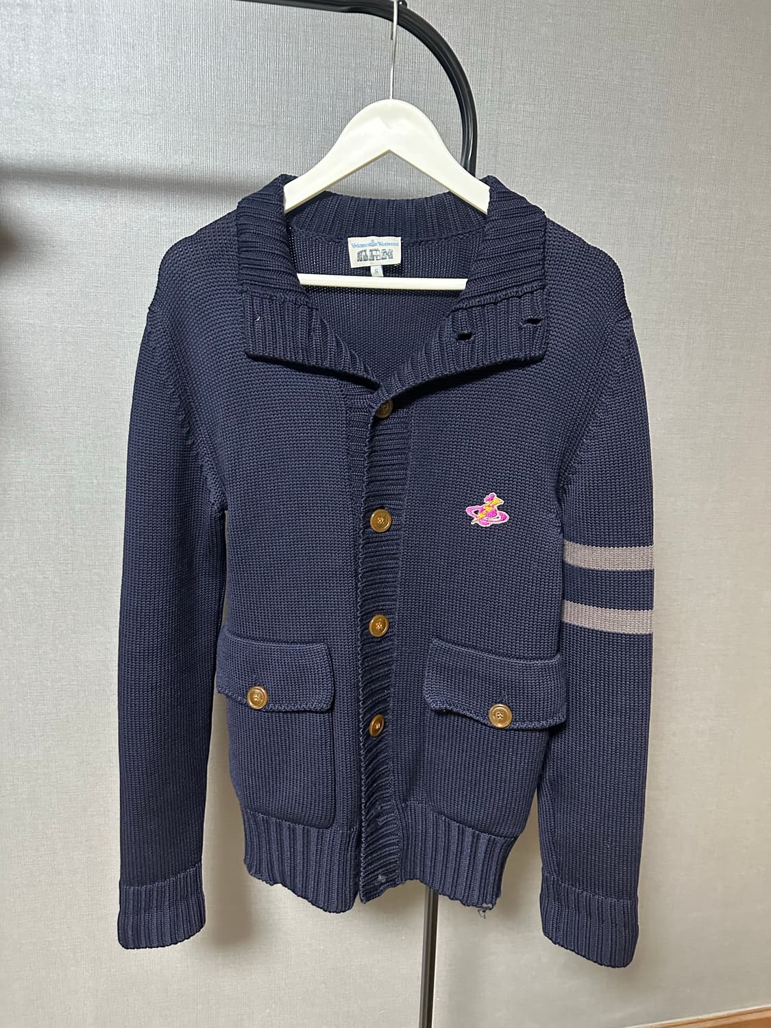 비비안 웨스트우드 네이비 가디건 남성 S 상품이미지1