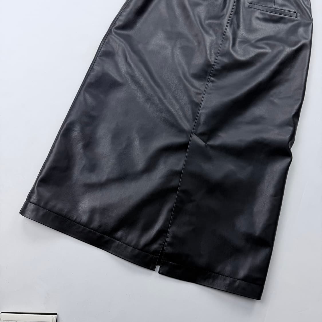 프론트로우 레더 미디스커트 상품이미지8