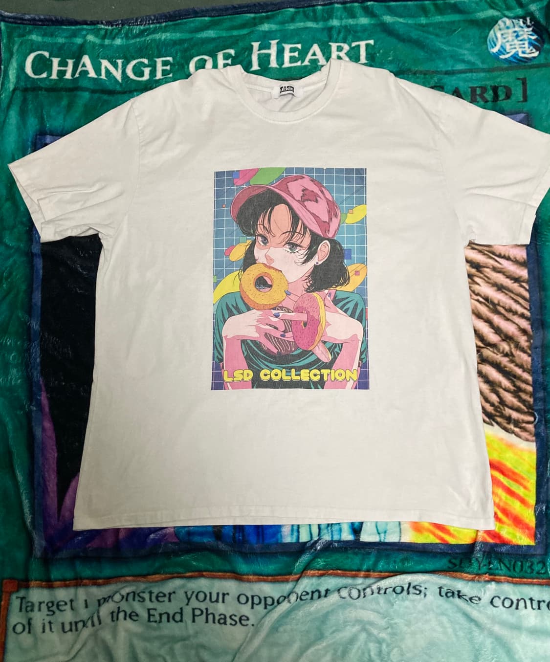 [XL] 얼킨 x 나무13 'LSD 컬렉션' 시티팝 소녀 그래픽 티셔츠 상품이미지1