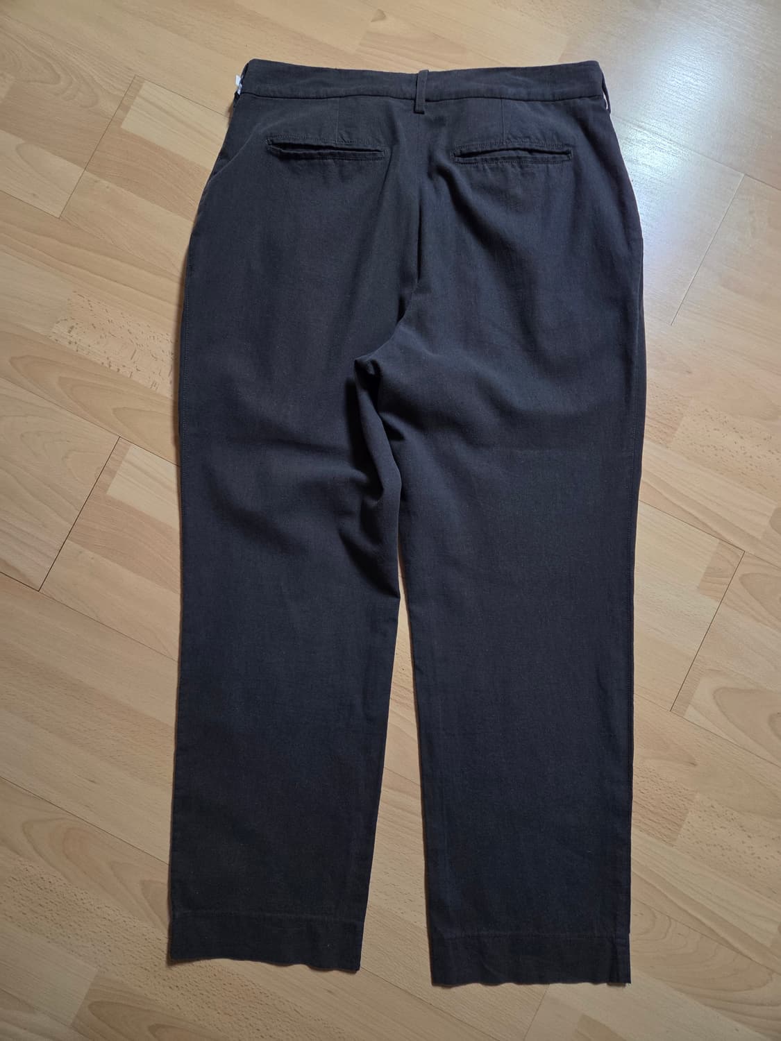 투빌더스하우스 스탠다드 린넨 코튼 트라우저 차콜 상품이미지3