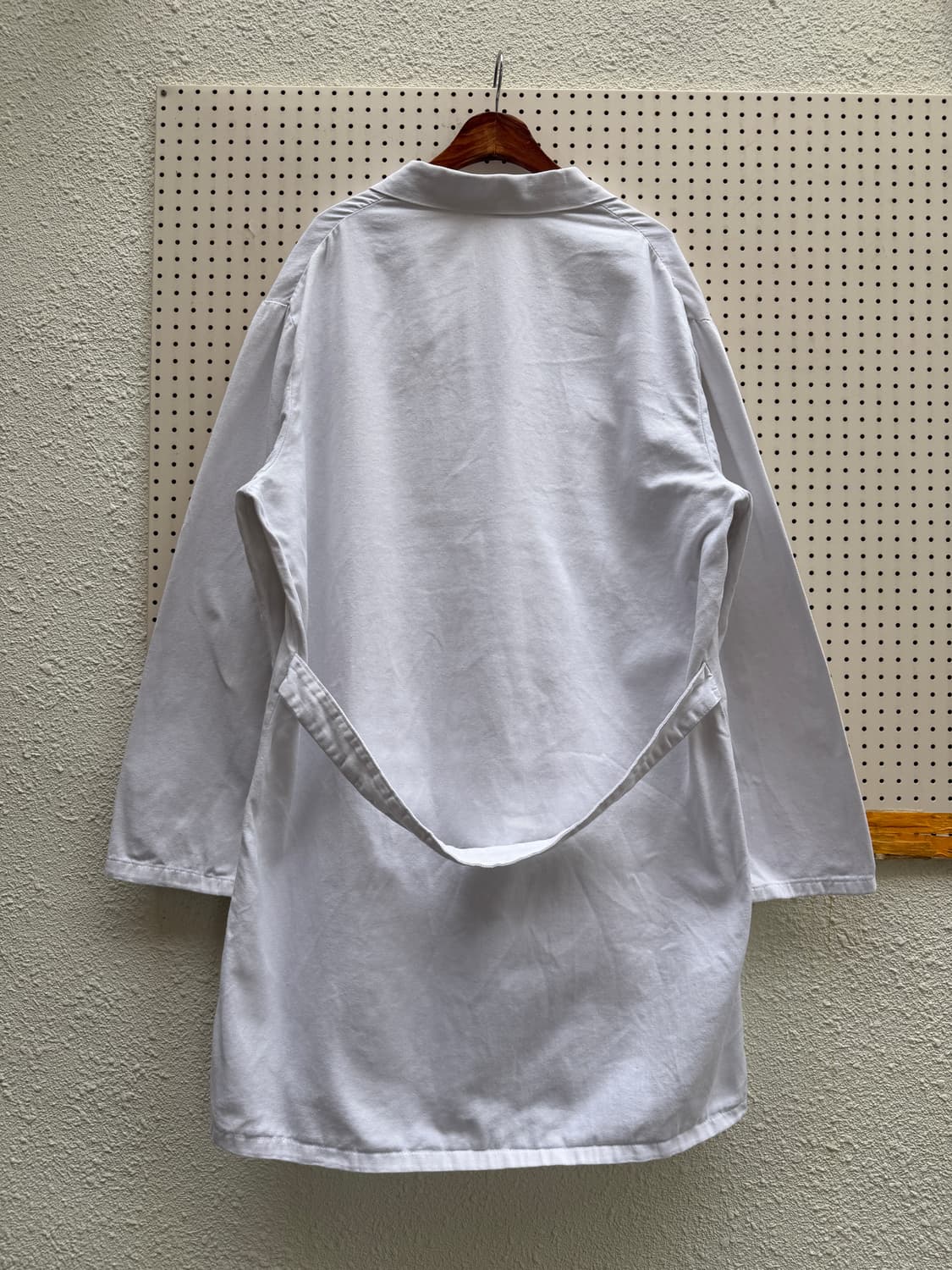 1960s FRENCH WHITE ATELIER 60s 아틀리에 샵코트 상품이미지2