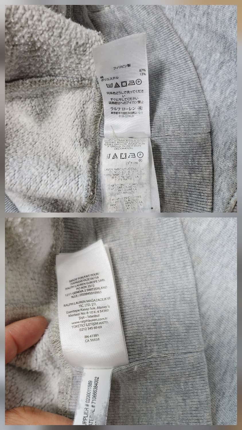 폴로랄프로렌 로고후드티셔츠 (XL 상품이미지8