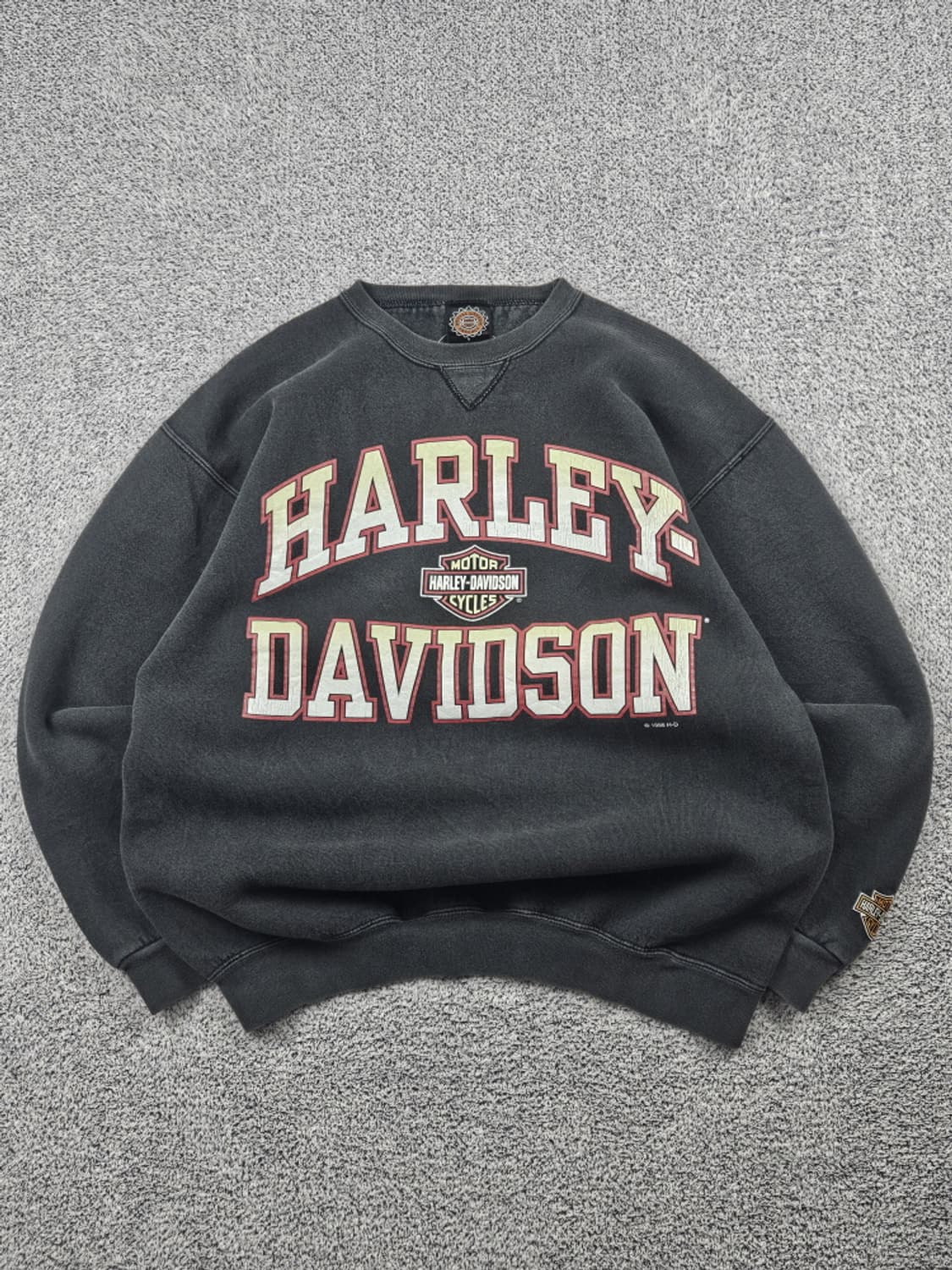 90's 할리데이비슨 페이드프린팅 맨투맨 ( L ) / 10242 상품이미지1