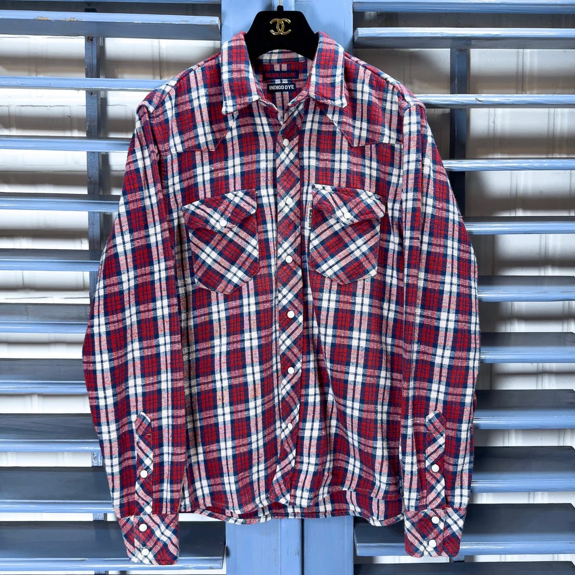 블루블루 Japan 인디고 다이 셔츠 상품이미지1