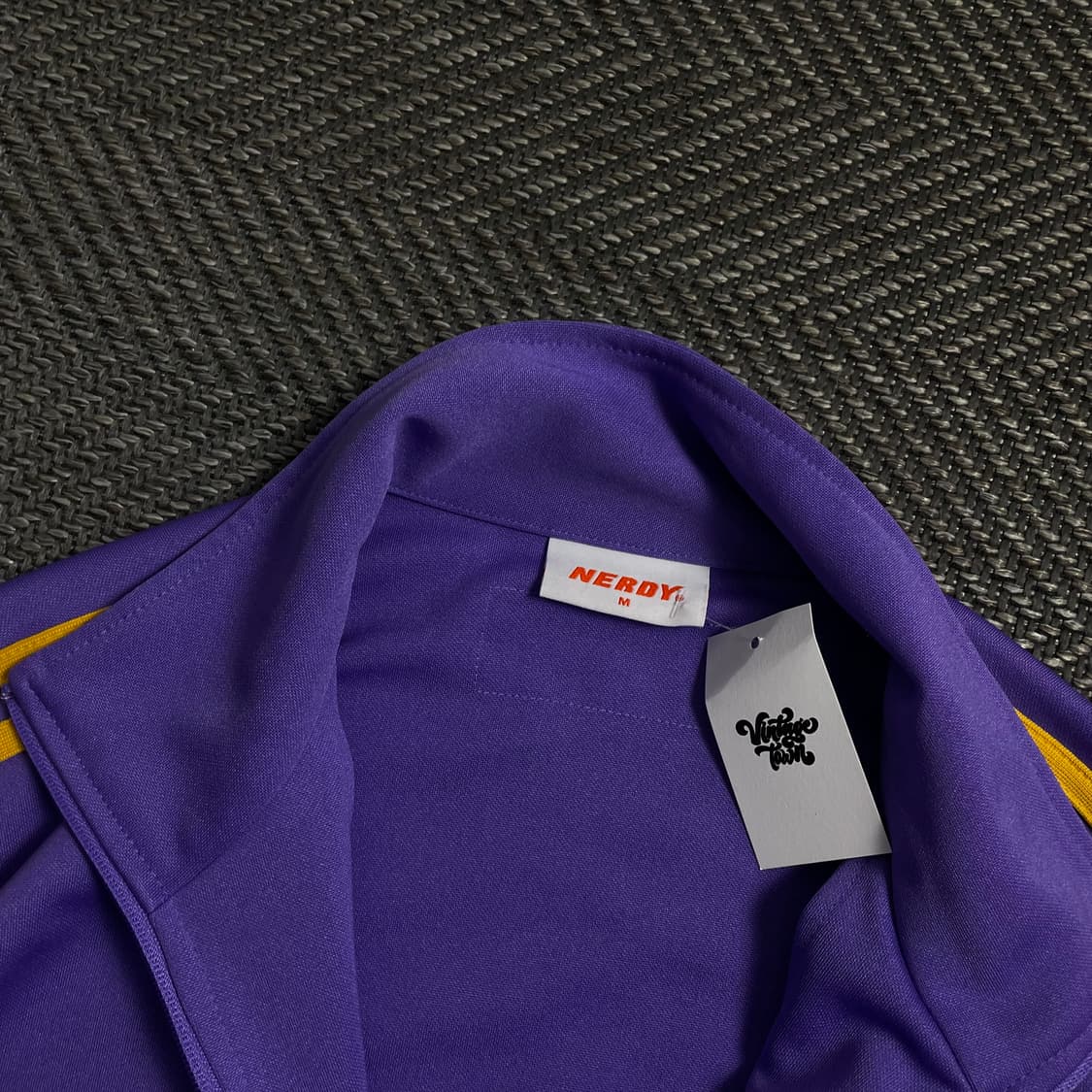 널디 루즈핏 퍼플 트랙탑 져지o 4196 상품이미지7