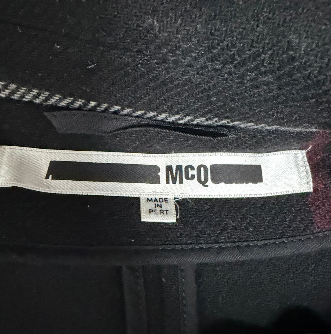 [46] McQ 체크코트 상품이미지3