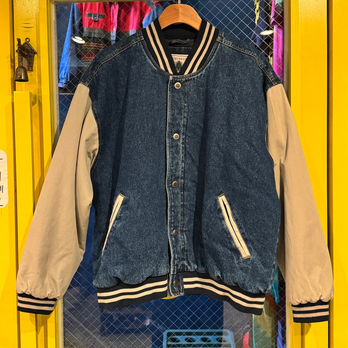 NORTHWEST 빈티지 데님 바시티 자켓 상품이미지8
