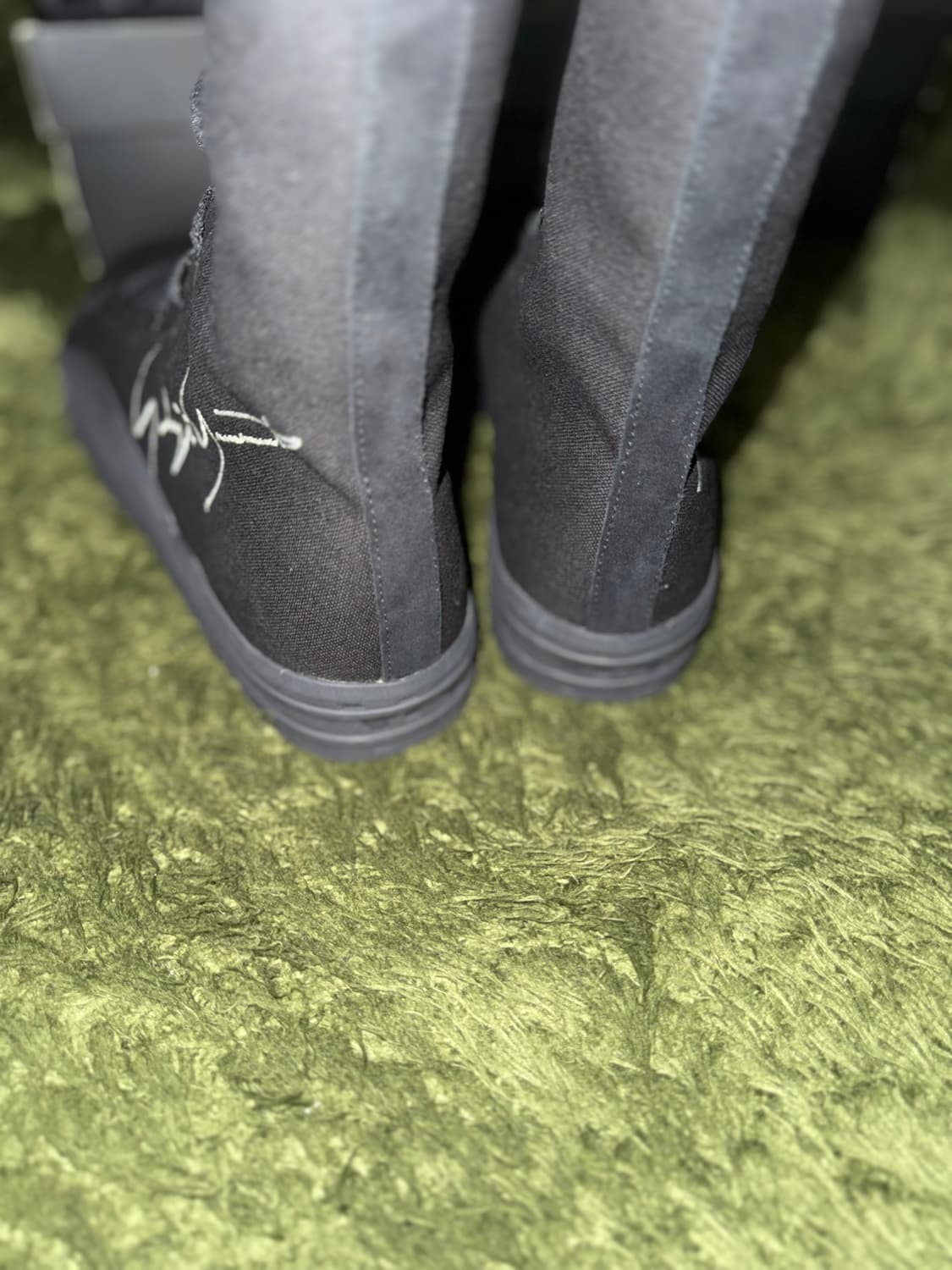 [275] Y-3 요지 야마모토 아디다스 유벤 엠브로더리 로고 부츠 상품이미지6